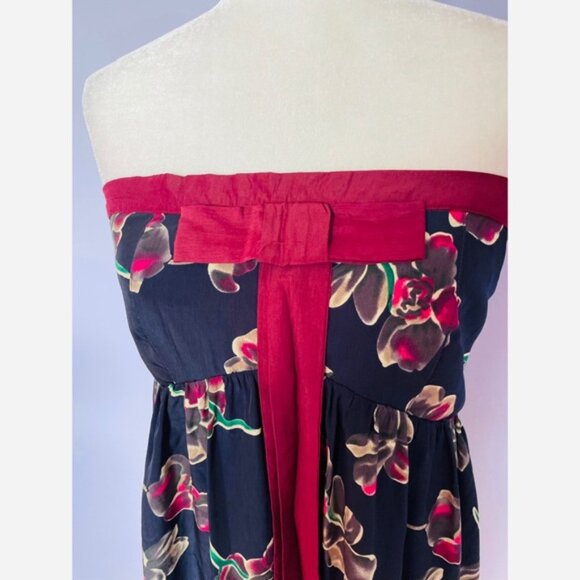 Anthropologie Hazel sleeveless floral bow dress - Picture 4 of 4